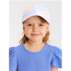 Кепка для девочек MINAKU Tie-dye, сиреневая, размер 52