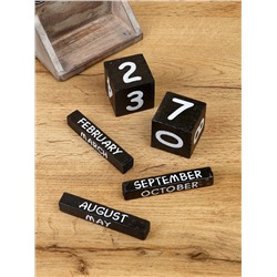 Календарь настольный «Мопед», 11×5×14 см, дерево, розовый