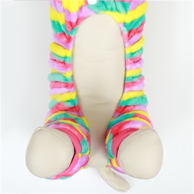 Комбинезон «Радуга» с капюшоном, размер 2XL (ДС 45 см, ОШ 45 см, ОГ 55 см)