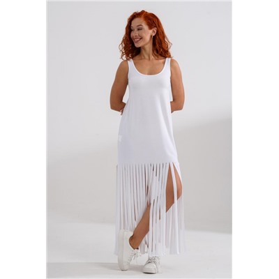 7488 Платье женское (Белый)