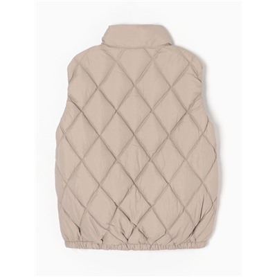 Жилет женский демисезонный на молнии Collorista, молочный, размер 42