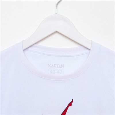 Пижама новогодняя женская (футболка, шорты) KAFTAN Glintwinter, размер 52-54