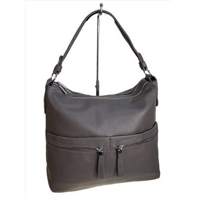 Женская сумка из искусственной кожи, цвет серый