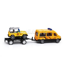 Машина "Стройка" металл, в коробке