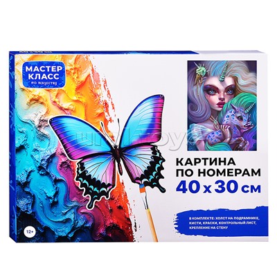 Набор для рисования "Картина по номерам 30х40 см. Очарование"