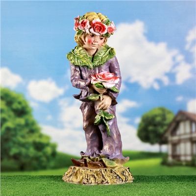 Садовая фигура из полистоуна «Принц роз», h=72 см