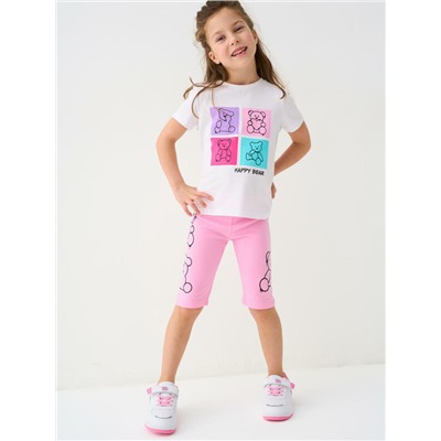 Фуфайка трикотажная для девочек (футболка)