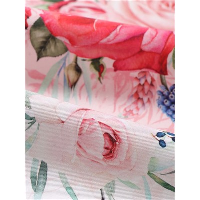 Дорожка Этель «Розы», 40×146 см, 100% хлопок, саржа 190 г/м²