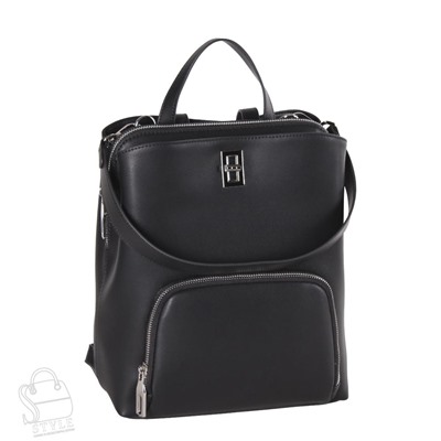 Рюкзак женский кожаный 726VG black Vitelli Grassi