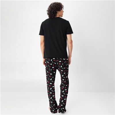 Пижама мужская KAFTAN ho ho ho, размер 56