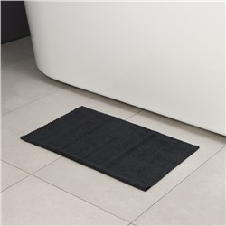 Тряпка для пола Raccoon, 220 г/м², 60×80 см, микрофибра, ультразвуковая обработка края, 2 шт, черная