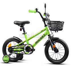 Велосипед 14" Rocket First, цвет зеленый