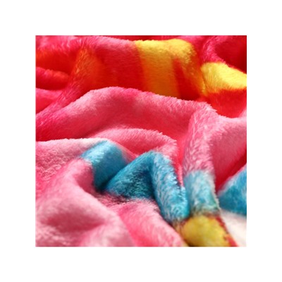 Плед круглый «Этель. Пончик», d=180 см, корал-флис 280 г/м²