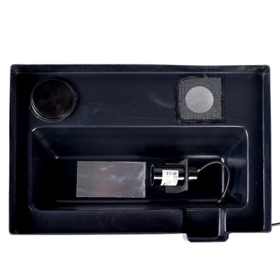 Террариум для черепах 12 л, с крышкой, полкой и лесенкой, 30×20×20 см