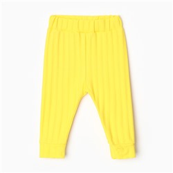 Штанишки детские, рост 68 см, жёлтые