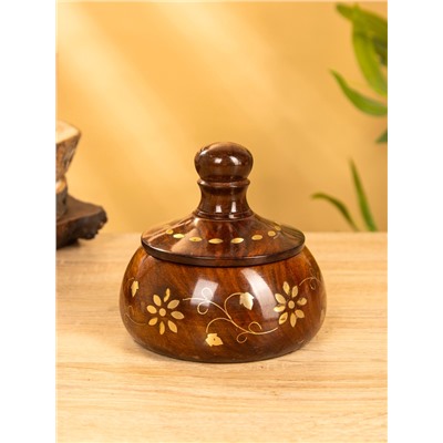 Сахарница «Ассорти», 12×12×10 см, дерево шишам