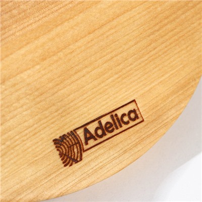 Менажница деревянная Adelica, 3 секции, с ручкой, 22×1,8 см, массив берёзы