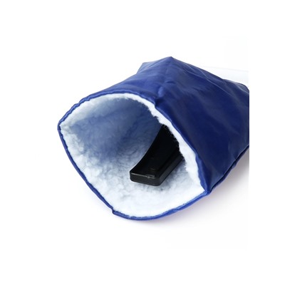 Скребок-варежка TORSO, ширина скребка 11 см, синий