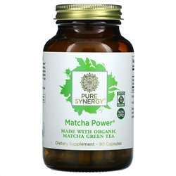 Pure Synergy, Organic Matcha Power, 90 Veggie Caps