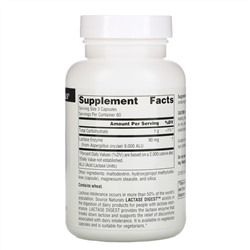 Source Naturals, Lactase Digest, 180 капсул
