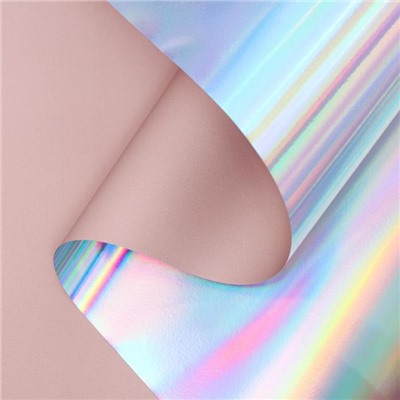 Пленка для цветов и букетов, перламутровая, 58 см × 5 м