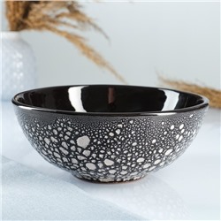 Салатник Борисовская керамика «Удачный средний», 1 л, 18×7.5 см, мрамор