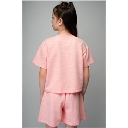 Костюм из футера для девочки оверсайз Happyfox