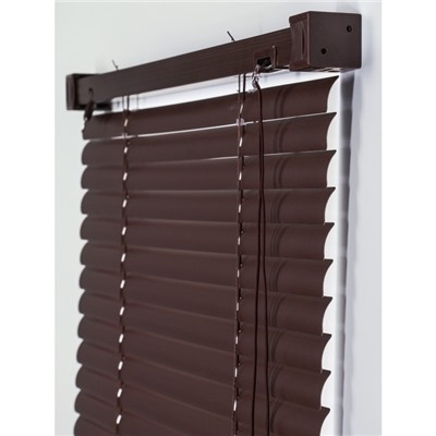 Жалюзи, пластик 50×160 см, цвет ореховый