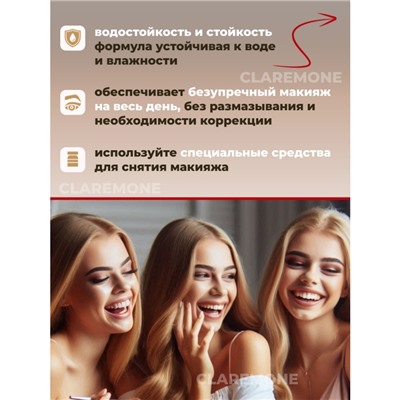 Подводка для глаз водостойкая черная Menow