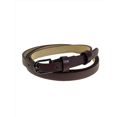 Ремень женский из искусственной кожи, цвет  шоколад