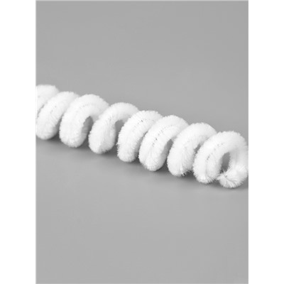 Синельная проволока, набор 100 шт, размер 1 шт 30х0,8 см, цвет белый