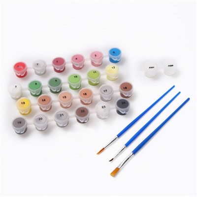 Картина по номерам на холсте с подрамником «Лошадка и девочка в поле», 40×50 см