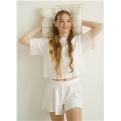 Для дома DEA MIA ФУТБОЛКА ЖЕНСКАЯ 5618 OVERSIZE CROP T-SHIRT