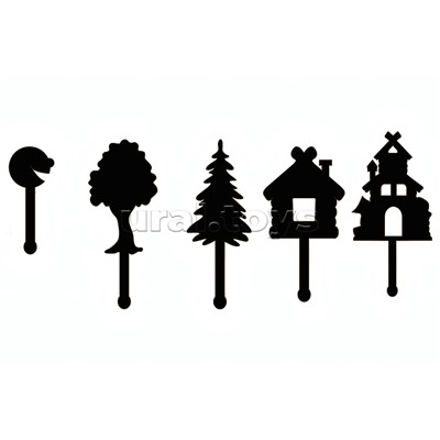 Игра настольная "ТеатрТеней" Театр на столе (5 сказок)