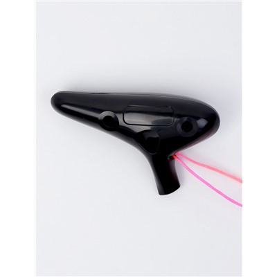 Окарина Music Life 12 отверстий, черная, 14.8×9.2×4.6 см