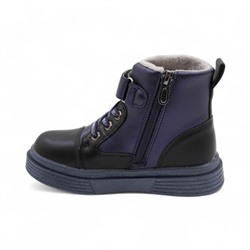 Ботинки PV234-2-2 черно синие