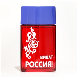 Туалетная вода мужская "Виват Россия", красный, 100 мл