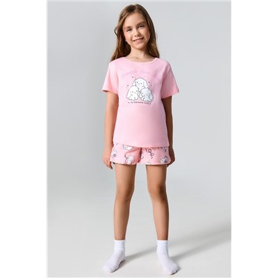 Комплект для девочек (футболка, шорты) MARK FORMELLE, 1233183
