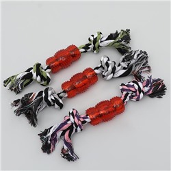 Игрушка тренировочная канатная «Леденец», микс цветов