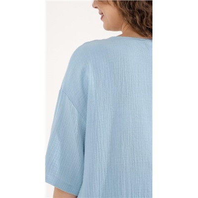 Блуза Виола-1 (Голубой)