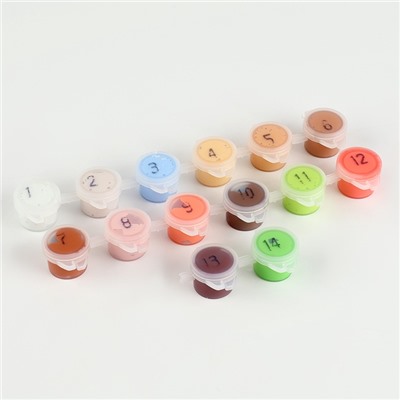 Картина по номерам на холсте с подрамником «Котёнок с клубком», 30×20 см