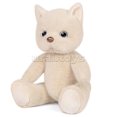 Котик Бежевый, 20 см, в коробке