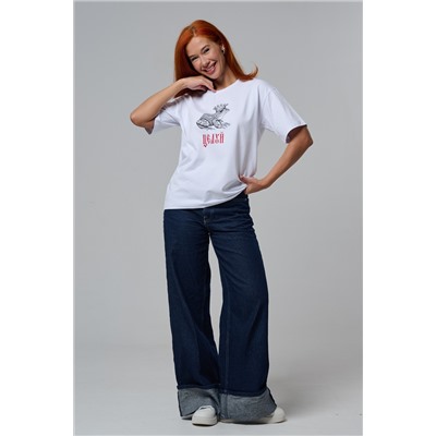 8580 футболка оверсайз женская