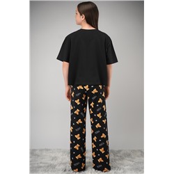 Хлопковая пижама для девочки Happyfox