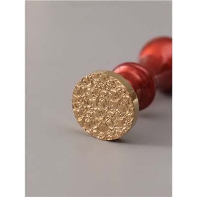 Печать для сургуча с пластиковой ручкой «Цветочки», 6.3×2.5×2.5 см