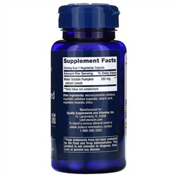 Life Extension, водорастворимый экстракт семян тыквы, 60 вегетарианских капсул