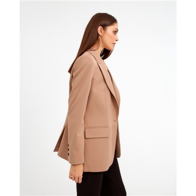 Пиджак женский однобортный MIST, размер 46, бежевый