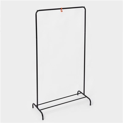 Вешалка гардеробная для одежды «Радуга», чёрная