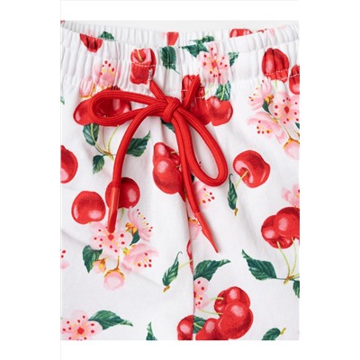 Комплект трикотажный для девочек: фуфайка (футболка), шорты PLAYTODAY, 1242844