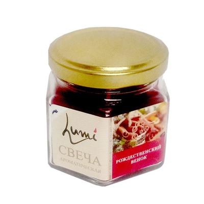 Свеча банка РОЖДЕСТВ.ВЕНОК 5080216